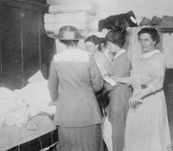 Red Cross women preparing supplies for their hospital World War I 8x10 P... - $8.81