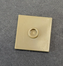 1 - LEGO Parts 23893 Dark Tan Plate, Modified 2 x 2 with Groove center - $0.98