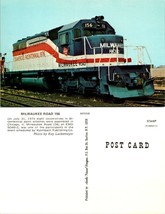 Train Railroad Milwaukee Road 156 Bicentennial EMD SD40-2 July 31 1975 Postcard - £7.39 GBP