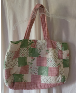 JCPenney Home Collection Quilted Beach Bag Yarn Bag 13.75&quot;x19.5&quot;x5.75&quot; Cute - $20.45 CAD