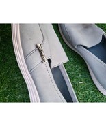 COLE HAAN shoes flats shoes 7B Loafer Grey Slip on Basketball Leather - $439.33 MXN