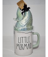 Rae Dunn Disney Princess, The Little Mermaid, Mug &amp; Topper NEW - £27.33 GBP