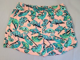 Chameleon Shorts Peach Turquoise Large Unbranded Unusual - £10.99 GBP