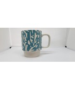 Starbucks Coffee Cup Mug 2016 12 oz BLUE &amp; WHITE FLORAL Stackable SPRING - £10.26 GBP
