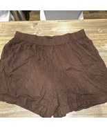 Sanctuary Shorts Pull On Pockets Womens Size 3X. Brown. NWOT. 12 - $17.81
