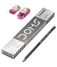 DOMS Zoom Ultimate Dark Pencils 1 Pack - 10 Pencils 1 Eraser + 1 Sharpner Free - £16.59 GBP