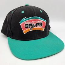 SAN ANTONIO SPURS Hat Adidas Hardwood Classics Green Brim SnapBack NBA - $14.80