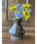Vintage Hand Painted Ceramic Flower Vase 12cm Height-
show original titl... - $726.54 MXN