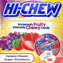 HI-CHEW-CHEWY Candy Grape &amp; Strawberry FLAVOR-BULK VALUE-LIMITED Pick Yours Now! - £18.69 GBP+