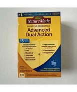 (1) Nature Made Digestive Probiotics Advanced Dual Action 15 Billion 30 ... - $444.41 MXN