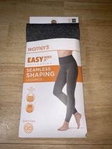 Warner&#39;s Women&#39;s Shaping Seamless Leggings Dark Grey Heather LG/XL BNWTS... - £11.79 GBP