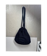 The Sak Drawstring Crochet Backpack Purse W/Small Cargo Pocket Navy Blue - $512.19 MXN