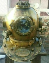 Diving Helmet US Navy Deep Sea Divers Helmet Antique Scuba SEA - £149.83 GBP