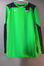 Under Armour Heat gear Green &amp; Black V Neck  NWT   Size Youth XL 1224 MS... - £17.73 GBP