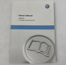 2015 Volkswagen Jetta GLI Owners Manual Handbook OEM M04B20022 - $26.98