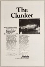 1971 Print Ad Allstate Automobile Insurance Clunker Dangerous Car Risk Life - £11.80 GBP