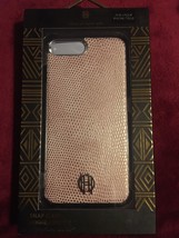 New House Of Harlow Iphone 7 Plus Case Pink Alligator Leather Skin Snap - $783.31 MXN