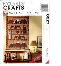 McCall's Sewing Pattern 8327 American Tradition Paper Piece Quilt Appliques Thro - $10.79
