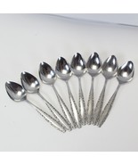 Oneida Northland Love Story Oval Soup Spoons 6-7/8&quot; Stainless Lot of 8 - $22.53