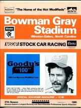 Bowman Gray Stadium NASCAR Modified Stock Car Race Program #14-1985-VG - £36.66 GBP