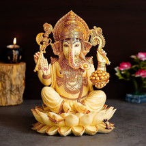 Ganesha Statue - Hindu God Elephant Idol Divine- Home Decor 12 inches height - £184.40 GBP