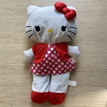 Hello Kitty Plush Doll Pillow  Sanrio cat satin Bow Sanrio 2012 - £8.82 GBP