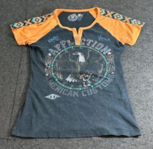 Affliction Women&#39;s Top Size Large Shirt American Customs Live Fast Motor... - $40.57 CAD