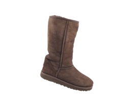 UGG Classic Boots Tall 5815 Brown Suede Leather Women&#39;s Size W6 - £35.35 GBP