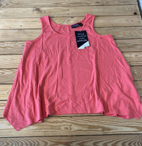 Attitudes By Renee NWT Women’s Finespun Jersey Dip Hem Tank top Size 1X Pink BQ - £13.31 GBP