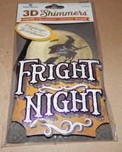 Halloween Lighted 3D LED Shimmers Embellishment Ornament Fright Night 124P - £3.58 GBP