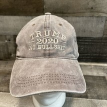 Trump 2020 No Bullshit Embroidered hat Gray Unbranded - £13.18 GBP