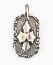 Argento Sterling Bill Wall Onda Cane Etichetta W/C Croce Belli Condizion... - $472.24