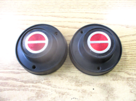 Lot of 2 1983 to 1987 Ford Ranger black bolt on center caps hubcaps - £20.64 GBP