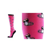 Cool Cats Women&#39;s Premium Knee Socks Yo Sox Pink Fits Size 6 to 10 Cotto... - £7.78 GBP