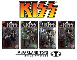 1997 Complete Set Kiss Ultra Action Figures In Unopen Mailer Box Mc Farlane Toys - £75.68 GBP