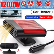 1200W Portable Electric Car Heater 12VDC Heating Fan Defogger Defroster ... - €20,48 EUR