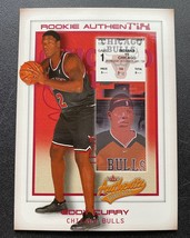 2001-02 Fleer Authentix Chicago Bulls Basketball Card #134 Eddy Curry Rookie NBA - £2.40 GBP