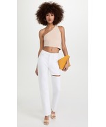 AGOLDE Lana Slice Mid-Rise Straight-Leg Jeans Element White ( 25 ) - $2,801.77 MXN