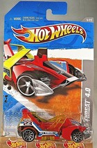 2011 Hot Wheels #227 HW Video Game Heroes 5/22 JET THREAT 4.0 Red w/Chrome 10 Sp - £6.29 GBP