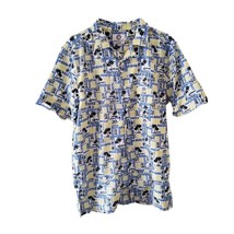 One Resolution Clothing Men&#39;s Hawaiian Button Down Short Sleeve Shirt - £11.05 GBP