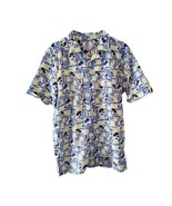 One Resolution Clothing Men&#39;s Hawaiian Button Down Short Sleeve Shirt - £11.48 GBP