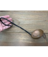 Vintage Blacksmith Copper &amp; Steel Ladle Reverse Curl Handle - €51,19 EUR