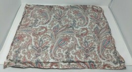 Lauren Ralph Lauren Paisley Floral Pillow Sham Case Cover 20&quot; x 24&quot; Cott... - £19.73 GBP