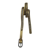 Nine West Gold-Tone Belt Size M – 39” Long x 1” Wide – Silver Buckle &amp; M... - $17.00