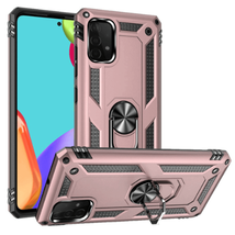 Magnetic Ring Kickstand Hybrid Case Cover Rose Gold For Samsung Galaxy A52 5G - £6.13 GBP