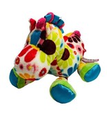 Douglas Flower Power Pony plush rainbow colorful Horse Stuffed Animal 2009 - £11.14 GBP