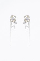 Videmus Omnia Glass Tears Gemstone Chain Drop Earrings Size One Size - €58,69 EUR