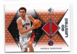 2007-08 SP Rookie Edition Andrea Bargnani #SP-AB Limited Patch Raptors NM-MT - £2.79 GBP
