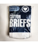 Harbor Bay 3 Pack Combed Cotton Briefs Underwear Men&#39;s Size 4XL Blue Str... - £31.10 GBP