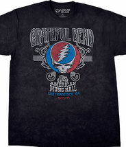 Grateful Dead  American Music Hall Black Batik  Dye Shirt   Size  M  L  XL - £25.09 GBP